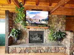 Propane fireplace